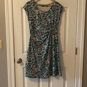 Lands’ End Floral Midi Dress
